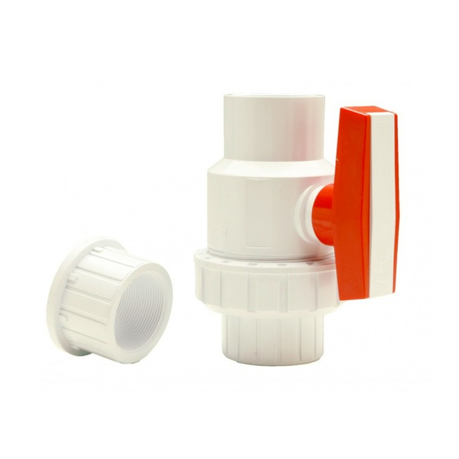 White Slip 2" Single Union Ball Valve