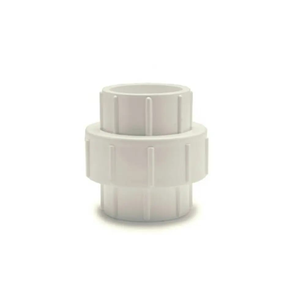 2in White Slip PVC Union