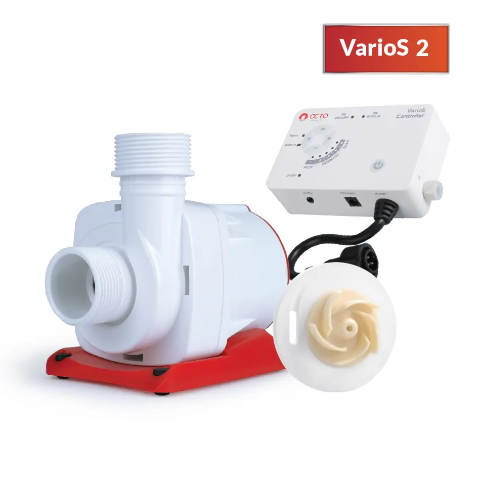 OCTO VarioS 2 25W ~3000L/H DCポンプ Reef Octopus VarioS 2 Controllable DC Return Pump | 792 GPH