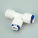 IceCap Reverse Osmosis Male Run Tee 1/4in Thread x 1/4in Tube