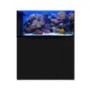 Eshopps Mariner MP100 Peninsula Rimless 100-Gallon Reef-Ready Aquarium, Black Stand 