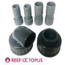Octo Biopellet Reactor Input and Output Connections