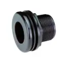 1/2in Thread x Thread PVC Bulkhead